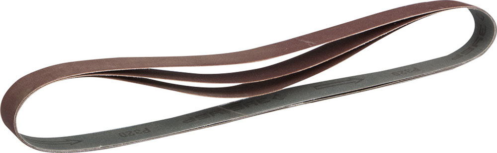 Лента шлифовальная бесконечная ЗУБР 35547-320 МАСТЕР для зшс-330 основа-х/б ткань 25х762мм P320 3ш