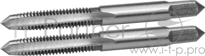 Набор метчиков ЗУБР 4-28006-06-0.75-H2 МАСТЕР ручных М6x0.75 2шт.