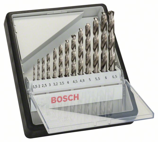Набор сверл BOSCH Robust Line HSS-G 13 шт. (2.607.010.538) металл, 1.5-6.5мм, 13шт.