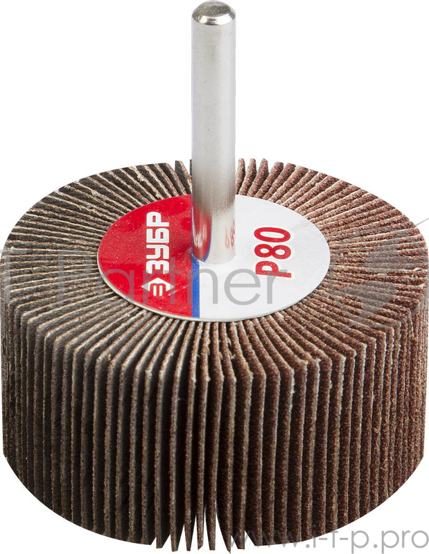 Шарошка ЗУБР 36602-080 МАСТЕР зерно-электрокорунд нормальный P80 30х60мм