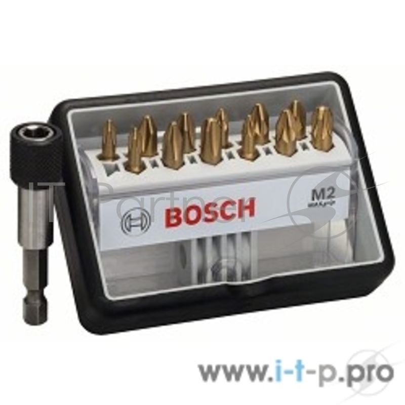 Набор бит BOSCH Robust Line Max Grip Ph/Pz 25 мм, 12 шт. (2.607.002.578) Ph/Pz, 25мм, 12шт. +держат