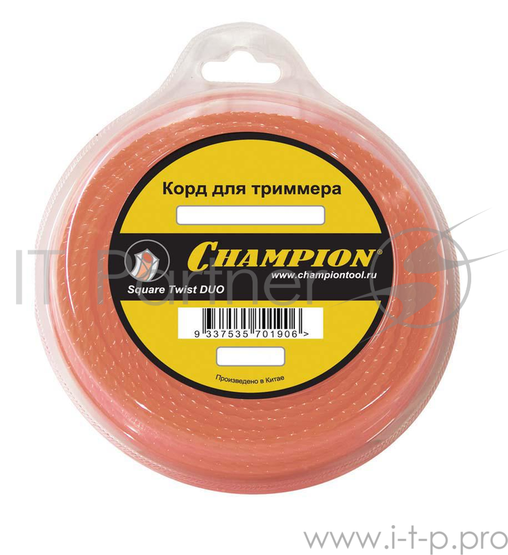 Корд трим. CHAMPION C5055 Square Twist DUO 2.0мм 15м витой квадрат