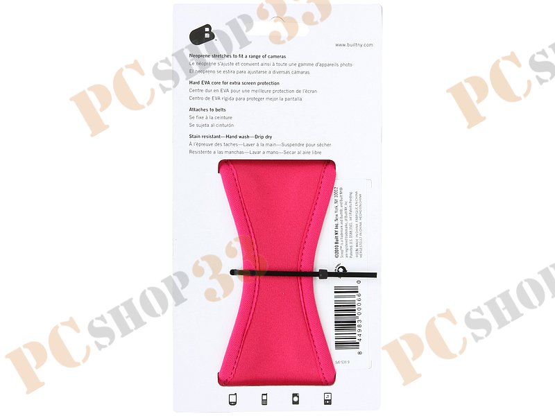 Чехол BUILT Scoop Camera Case E-SCS-SFS для фотоаппарата, Spring Fuchsia