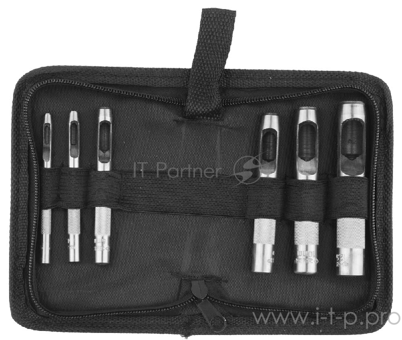 Набор ЗУБР 22949-H6 МАСТЕР Пробойники для кожи, 3-12,5мм, 6 шт