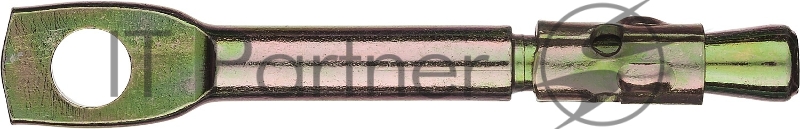 ЗУБР Анкер потолочный с кольцом, 6 x 60 мм, 100 шт, желтопассивированный, 302852-06-060