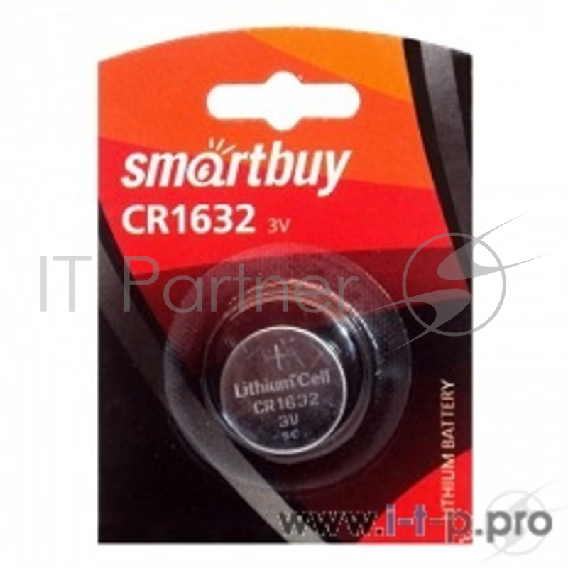 Батарейка Smartbuy CR1632/1B (12/720) (SBBL-1632-1B) (1 шт. в уп-ке)
