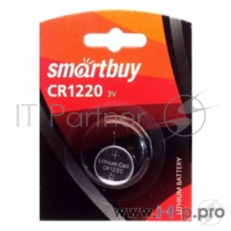 Батарейка Smartbuy CR1220/1B (12/720) (SBBL-1220-1B) (1 шт. в уп-ке)