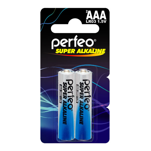 Батарейка Perfeo LR03/2BL mini Super Alkaline (2 шт. в уп-ке)
