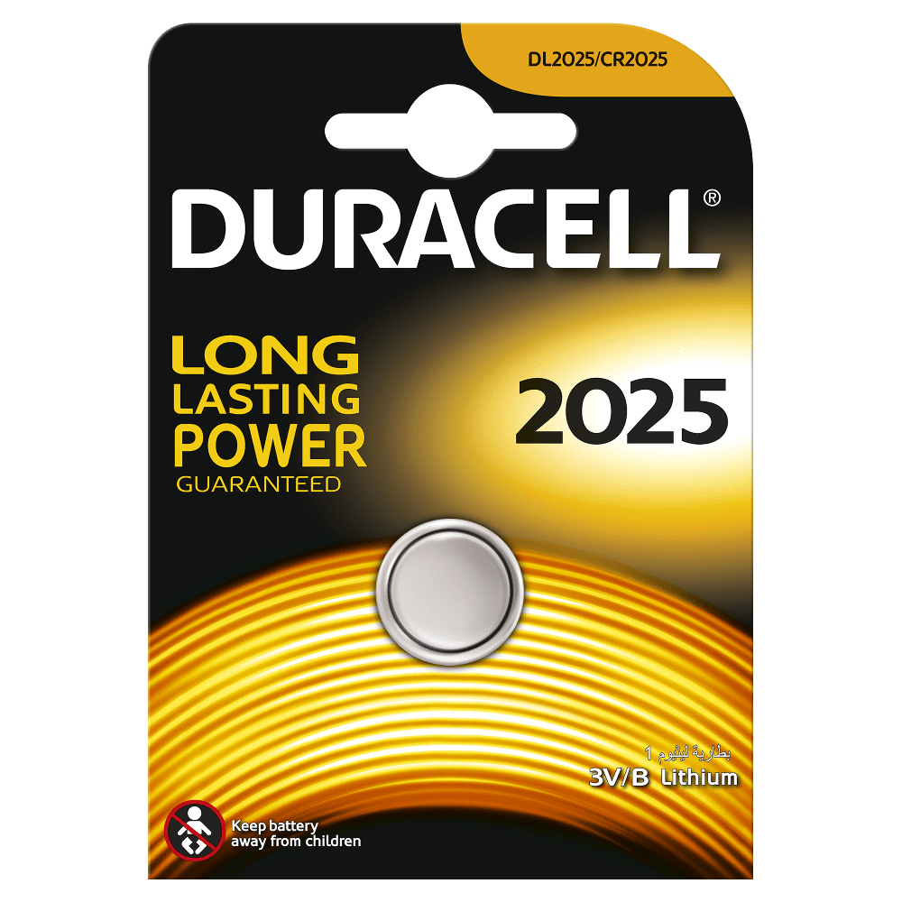 Батарейка Duracell CR2025 (10/100/12800)