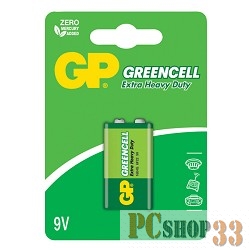 Батарейка GP 1604G-BC1/1604GLF-2CR1 10/200 {02795} (1 шт. в уп-ке) крона