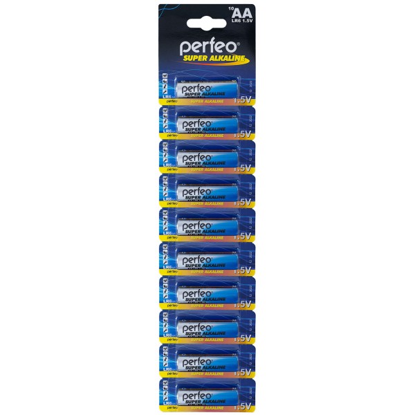Батарейка Perfeo LR6/10BL Super Alkaline Отрывной