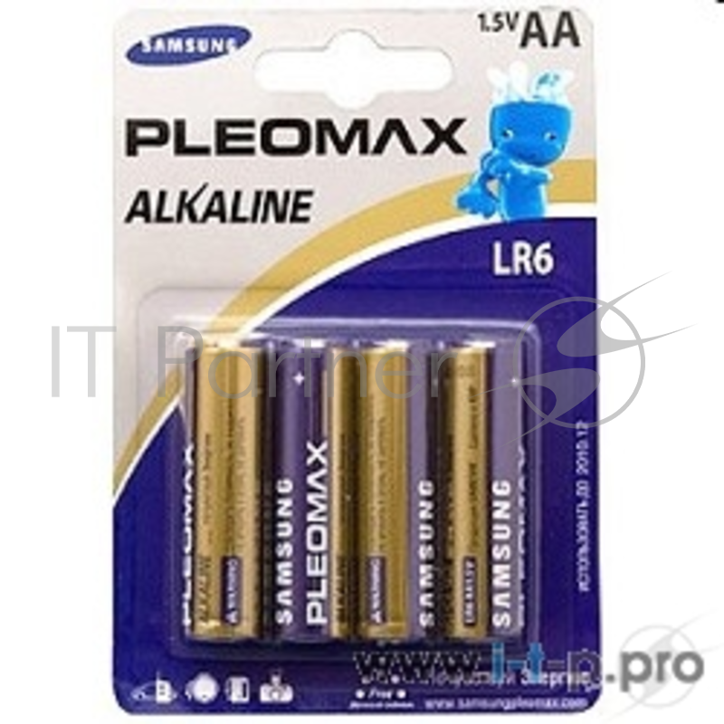 Батарейка SAMSUNG PLEOMAX LR6-4BL (4шт. в уп-ке)