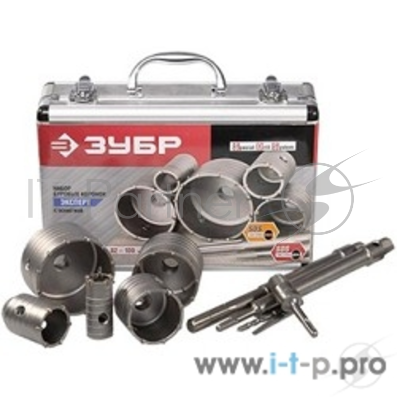 Буры,сверла,долото Набор буровых коронок ЗУБР