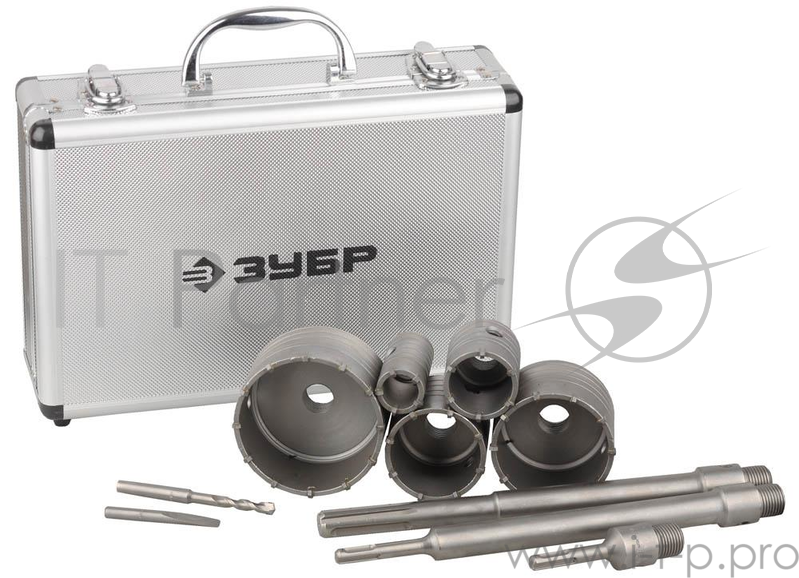 Буры,сверла,долото Набор буровых коронок ЗУБР