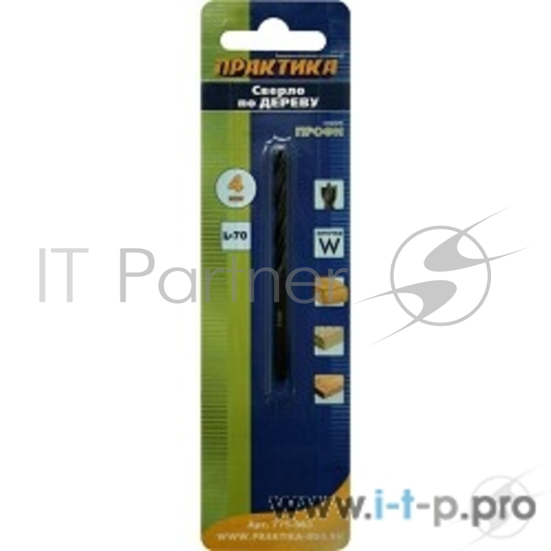 Сверла,коронки,наборы Сверло ПРАКТИКА по дереву