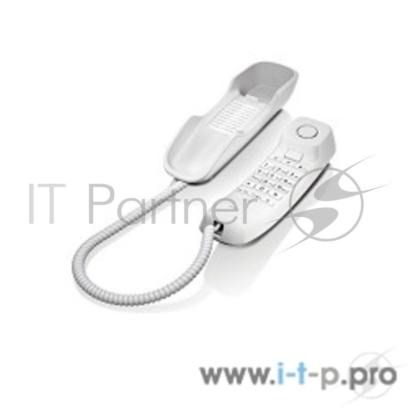 Телефон Gigaset DA210 (IM) WHITE. Телефон проводной (белый)