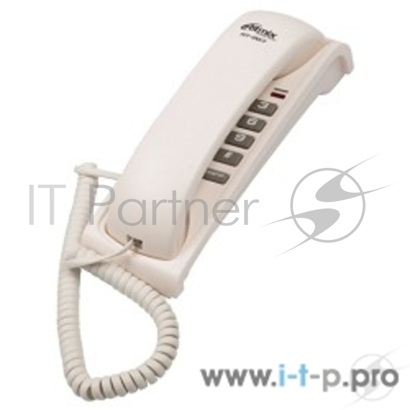 Телефон RITMIX RT-007 white {Телефон проводной Ritmix RT-007 белый повторный набор, регулировка уровня громкости, световая индикац}