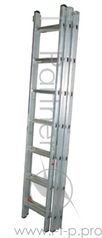 Лестница BIBER 98209 универсальная 3-х секционная 9 ступеней