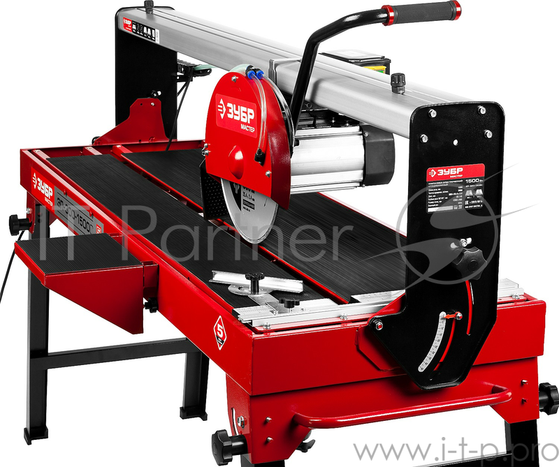 Плиткорез электрический ЗУБР ЭП-300-1500C длина реза 1200мм диск 300мм глубина реза 90°-65мм/45°-5