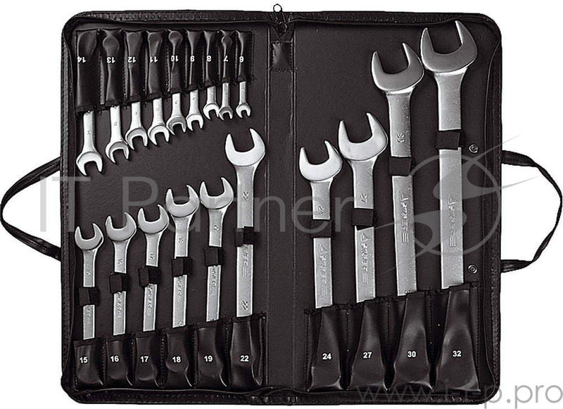 Набор комбинированных ключей STAYER 2-271259-H19 (6 - 32 мм) 19 шт.