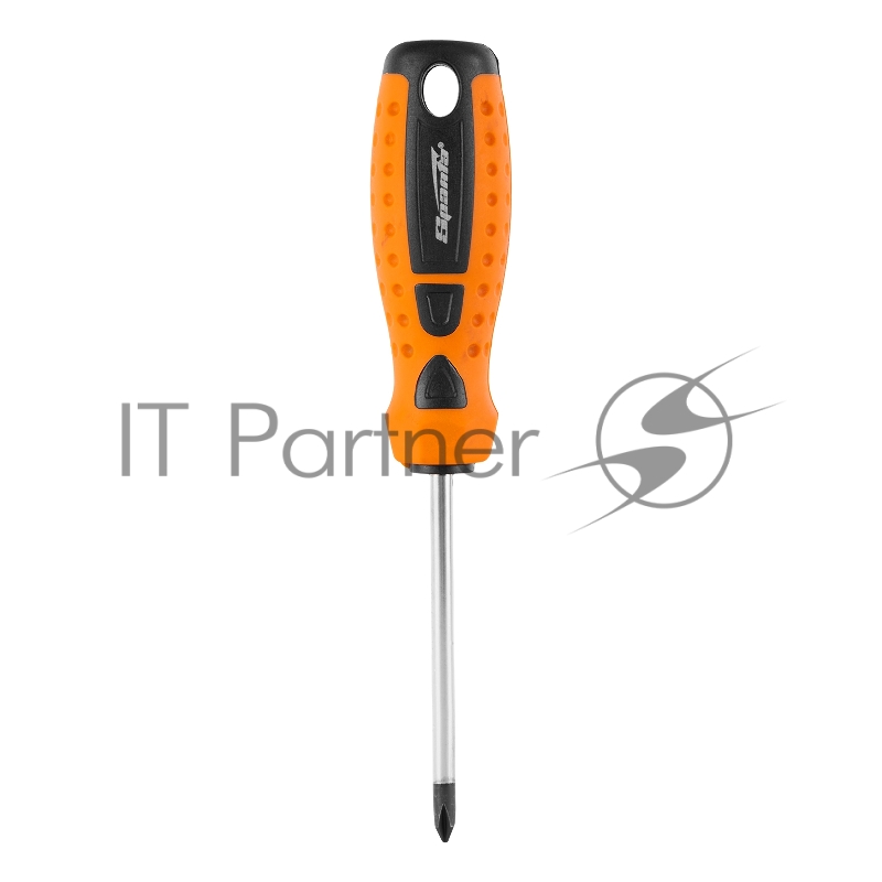 Отвертка SPARTA 11777 point ph1х75мм crv 2-х компонентная рукоятка