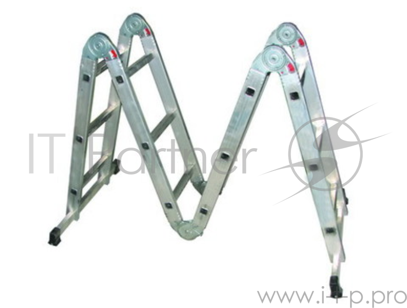 Лестница BIBER 98302 трансформер 4-х секционная 4-х ступенчатая