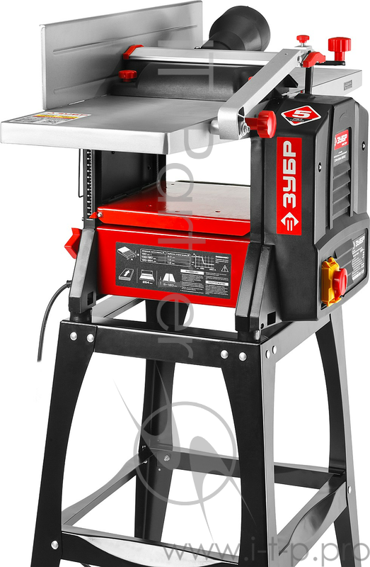 Станок ЗУБР СРФ-254-1600С рейсмусно-фуговальный ширина строгания 254мм толщина заготовки до 120мм