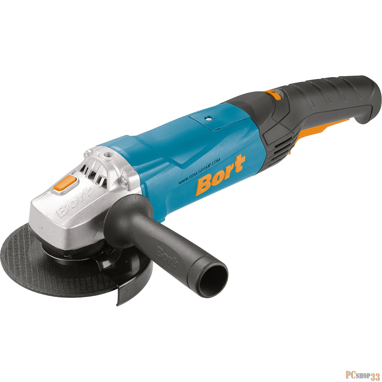 Шлифовальные машины Bort BWS-1200U-SR Машина шлифовальная угловая 98298802 { 1200 Вт, 11000 об/мин, 125 мм, М14, 2,5 кг, набор аксессуаров 4 шт }