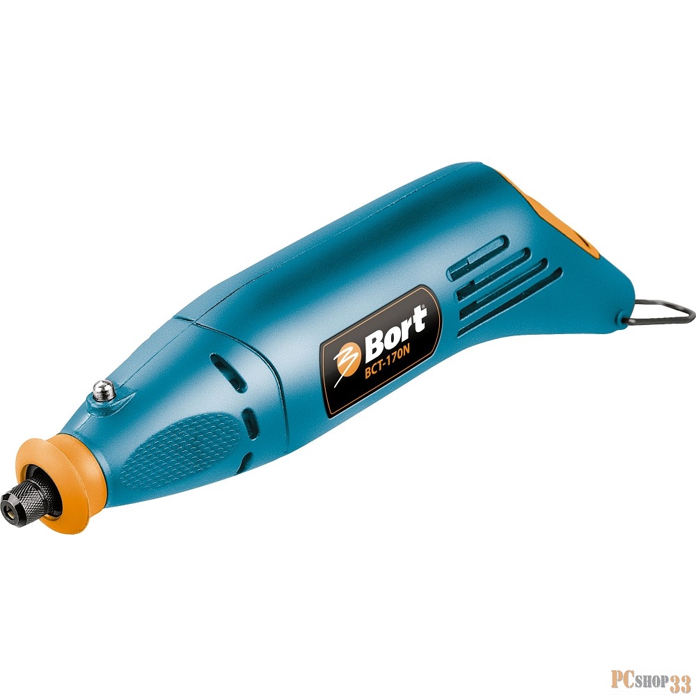 Шлифовальные машины Bort BCT-170N Гравер электрический 93727796 { 170 Вт, 32000 об/мин, 0.65 кг, набор аксессуаров 64 шт, Дисплей LCD }