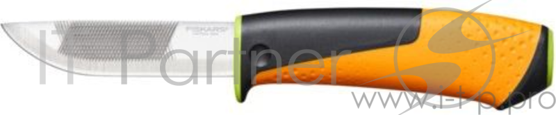 Нож садовый Fiskars 1023619 черный/оранжевый