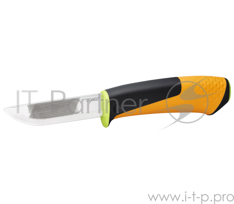 Нож садовый Fiskars 1023619 черный/оранжевый