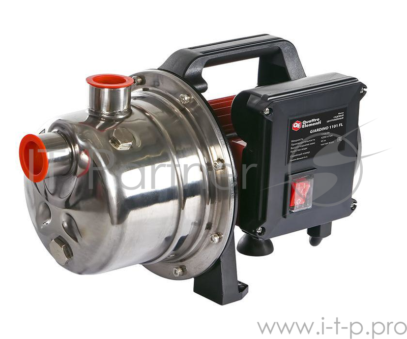 Садовый насос QUATTRO ELEMENTI Giardino 1001 Inox 910-195 1000Вт 3600л/ч д/чистой воды 40м
