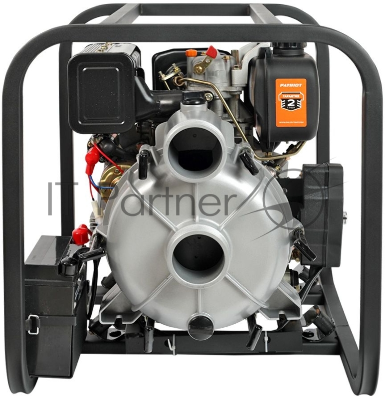 Мотопомпа PATRIOT MPD 3072 SFE 4т дизель 296см3 5.7лс 75м3/ч 1200л/м глуб.8м напор25м 3 бак3.5л