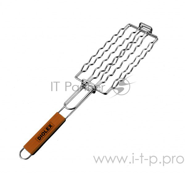 Решетка-гриль Diolex DX-S2003 (с хромированным покрытием) для сосисок 24 х9
