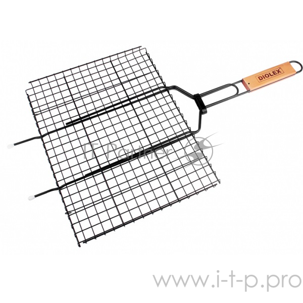Решетка-гриль Diolex DX-M1203-B 35x26cm (сталь с антипригарным покрытием) (в уп. 24 шт.)