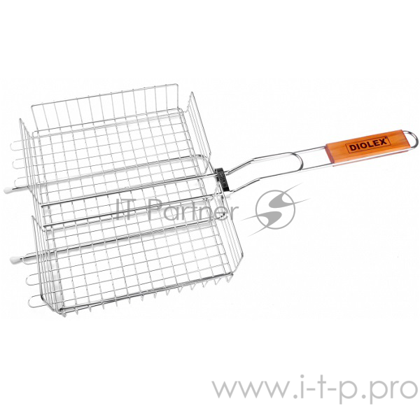 Решетка-гриль Diolex DX-G1102 глубокая 31x24cm (сталь с хромированным покрытием) (16 шт. в упак.)
