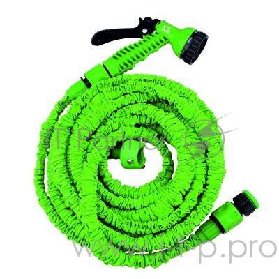 Шланг поливочный IRIT ШПА-14, длина в растянутом виде 15 м (в уп. 20 шт)