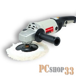 Шлифовальная машина ИНТЕРСКОЛ УПМ-180/1300Э Полировальная шлифовальная машина 27.1.1.12 {1300Вт,ф180мм,М14,3.1кг}