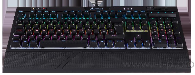 Клавиатура игровая Corsair Gaming™ STRAFE RGB MK.2 Mechanical Gaming Keyboard — CHERRY® MX Red (RU)
