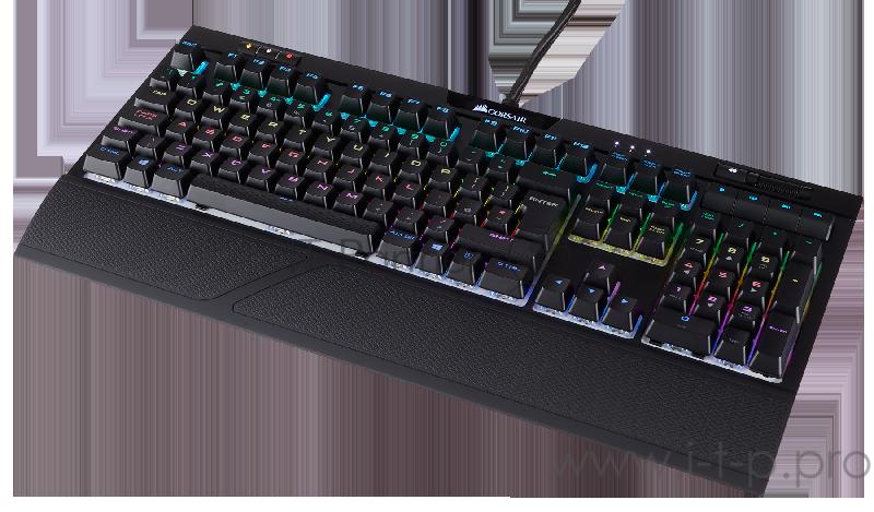 Клавиатура игровая Corsair Gaming™ STRAFE RGB MK.2 Mechanical Gaming Keyboard — CHERRY® MX Red (RU)