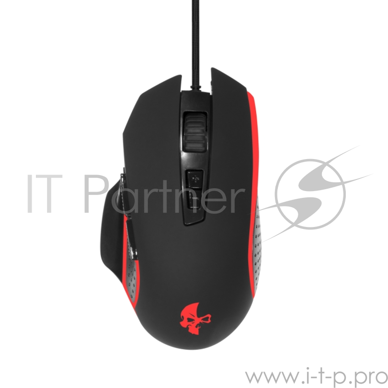 Проводная игровая мышь Jet.A LYCAN JA-GH39 чёрная USB {800/1600/2400/3200dpi, 8 кнопок, LED-подсветка, кабель 1.6м}