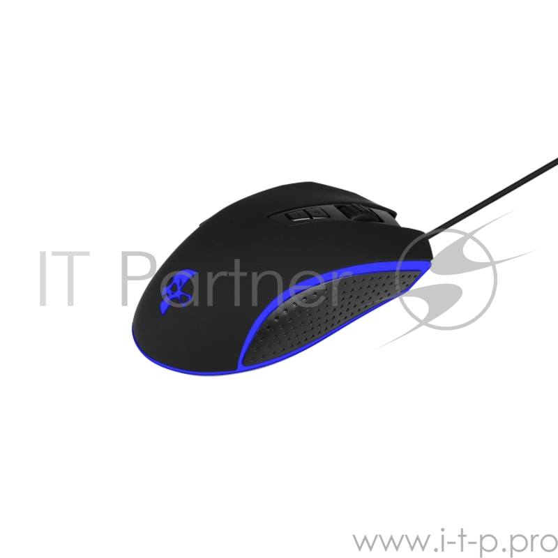 Проводная игровая мышь Jet.A LYCAN JA-GH39 чёрная USB {800/1600/2400/3200dpi, 8 кнопок, LED-подсветка, кабель 1.6м}