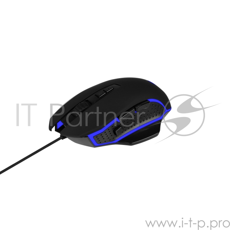 Проводная игровая мышь Jet.A LYCAN JA-GH39 чёрная USB {800/1600/2400/3200dpi, 8 кнопок, LED-подсветка, кабель 1.6м}