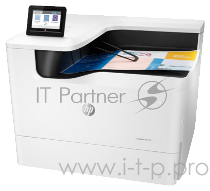 Принтер струйный HP PageWide Color 755dn (A3, 600dpi, 35(up to 55)ppm, Duplex, 1,5 Gb,2trays 100+550, USB/GigEth/WiFi, 1y war, pigment ink, replace Y3Z46B)