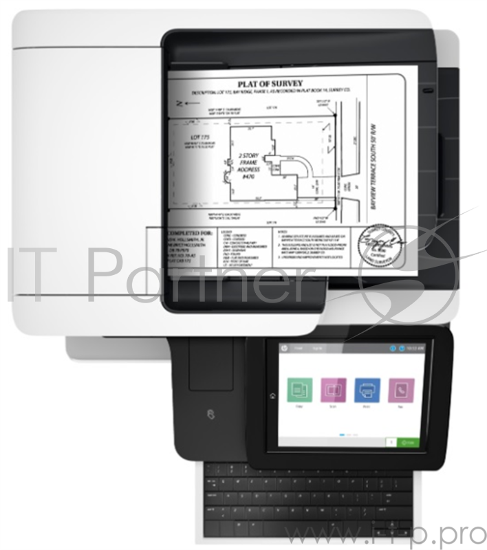 Лазерное МФУ HP LaserJet Enterprise Flow MFP M528z