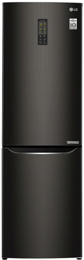 Холодильник LG GA-B419SBUL, двухкамерный, черный