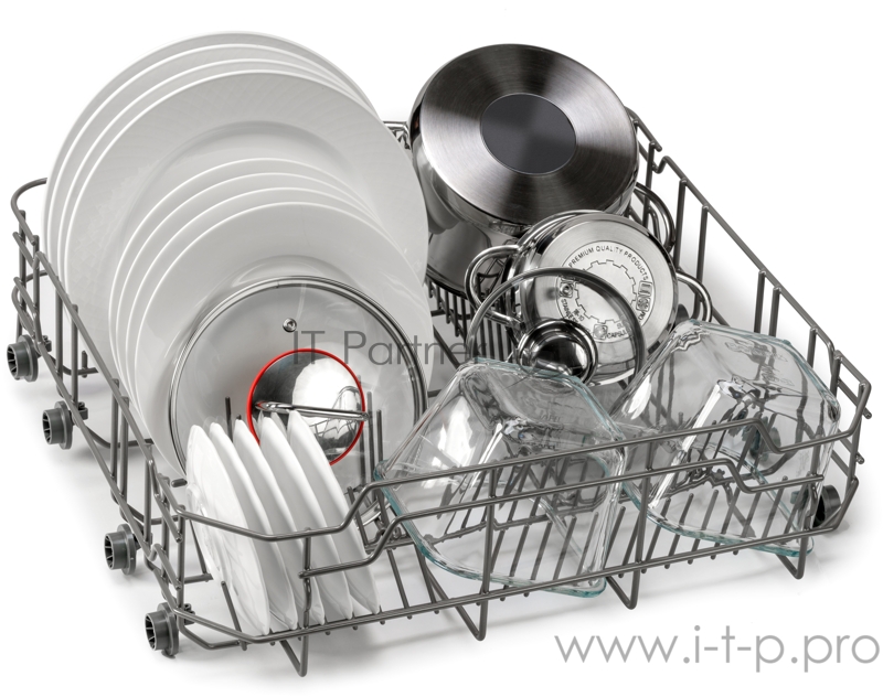 Посудомоечная машина Weissgauff полноразмерная, отдельностоящая, 60см, 12 комплектов, 5 программ, 1/2 загрузка, аквастоп, белая