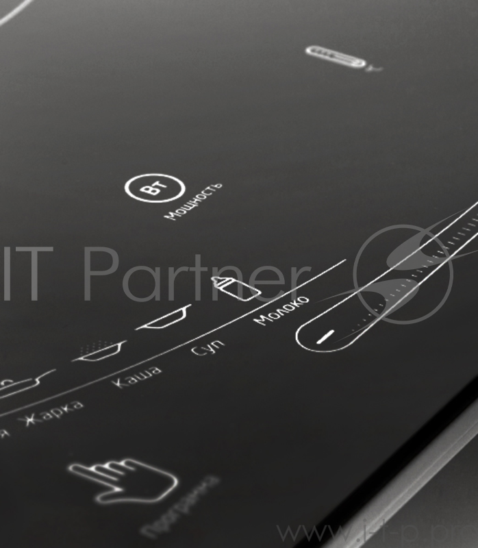 Плита Электрическая Kitfort КТ-106 черный (настольная)