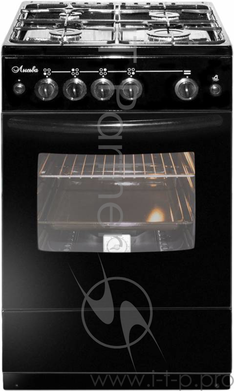 Газовая плита Лысьва ГП 400 М2С-2у черная, б/крышк