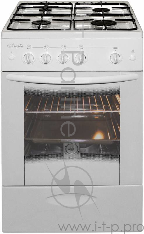 Плита Газовая Лысьва ГП 400 МС-2у зеленый (стеклянная крышка) реш.чугун